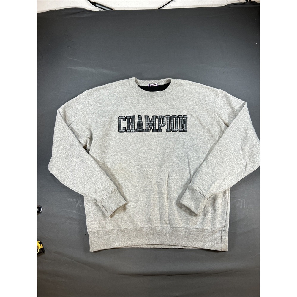 Men's Champion Authentic Athleticwear Sweatshirt Gray Large